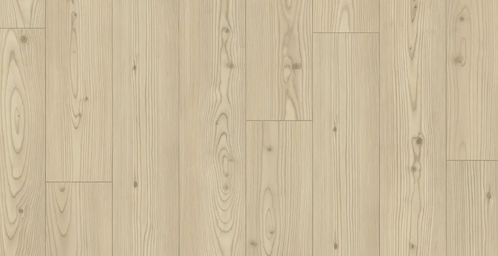 Ein heller Laminatboden von PARADOR.