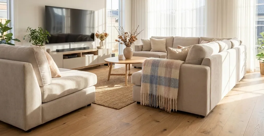 Hier ist ein Ambiente Bild eines hellen Parkettbodens zu sehen. 