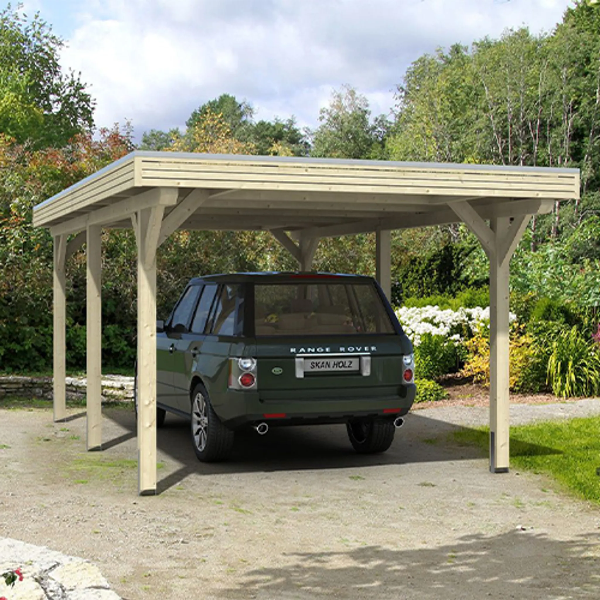 G&F: Gartenhäuser & mehr: Carports und Garagen