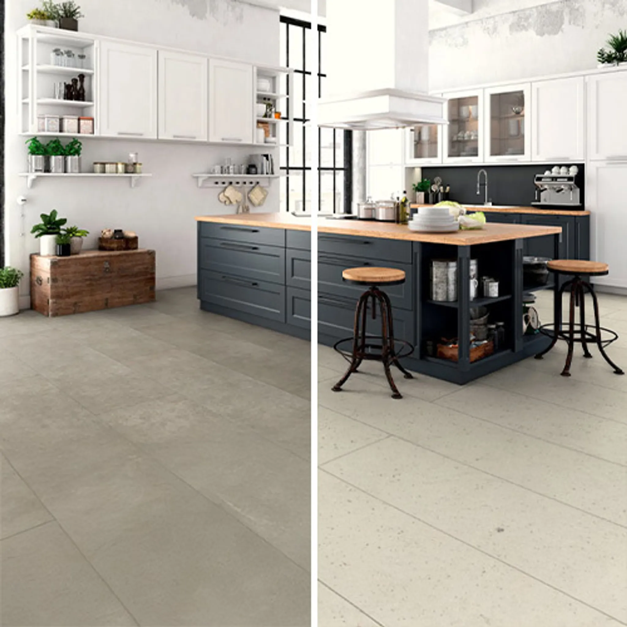 Laminat Fliesenoptik