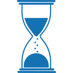 Hier ist eine Sanduhr zu sehen. Diese soll für die Langlebigkeit des Bodens zu sehen