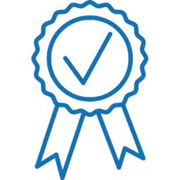 Hier ist ein Zertifikatszeichen zu sehen. Dieses soll die Qualität des Bodens wieder spiegeln.  