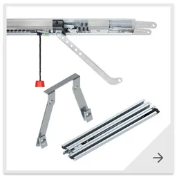 Führungsschienen für Geragentor 