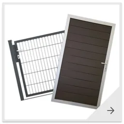 Zauntore Sichtschutz und DSM