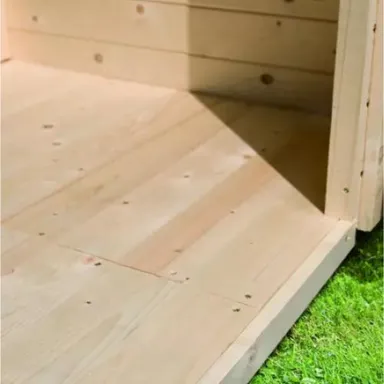 Gartenhaus Fußboden