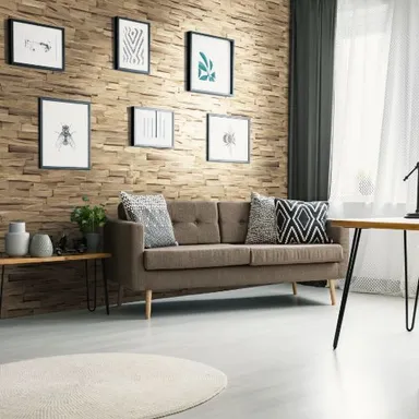 Wandverkleidung aus Holz