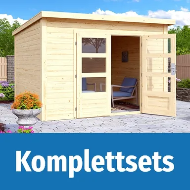 G&F: Häuser für den Garten: Gartenhäuser und Gerätehäuser: Gartenhäuser Komplettsets 