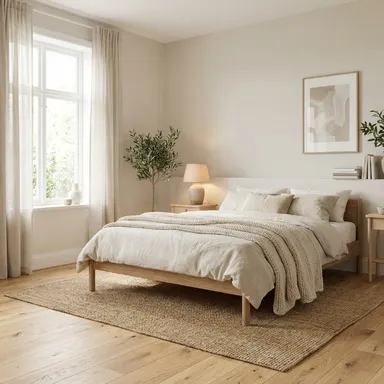 Hier ist ein Ambiente Bild eines hellen Parkettbodens zu sehen.