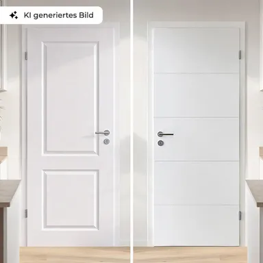 weiße Zimmertüren