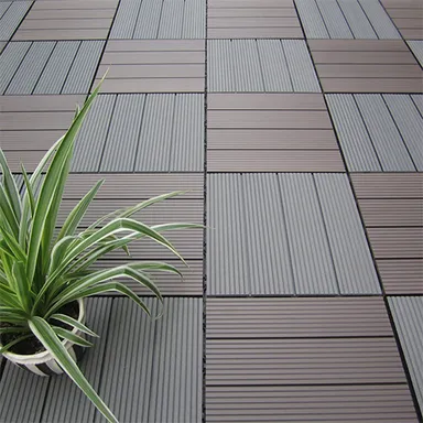 Terrasse: Klickfliesen