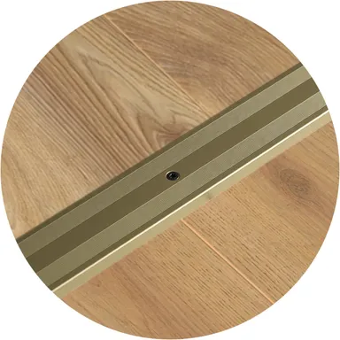 Hier ist ein Übergangsprofil in Gold zu sehen