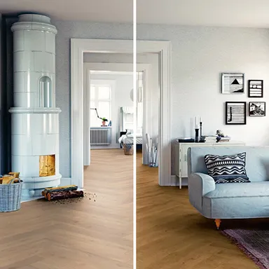 Eiche Parkett Fischgrät