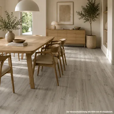 Hartvinylboden Rigid SPC Walnuss hell Newcastle Esszimmer, hell, modern, gemütlich 680X680.jpg