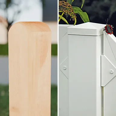 G&F: Zäune: Gartenzäune: Pfosten