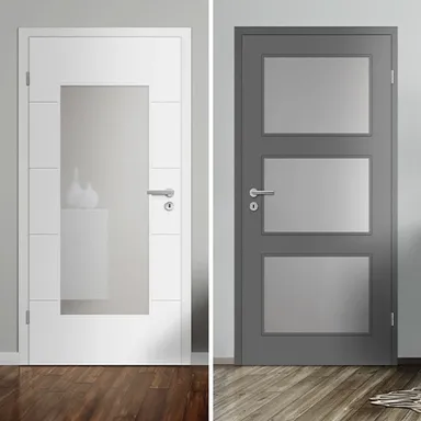 Türen - Innentüren - Zimmertüren - mit Lichtausschnitt 