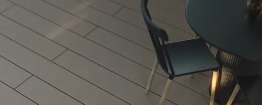 Terrassendielen in Braun 