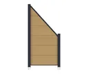 NewTechWood WPC Sichtschutzzaun Stecksystem Castello XXL 3
