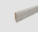 EGGER MDF-Kern Sockelleiste L596 passend zu Fußboden Sherman Eiche hellgrau 0