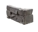 HORI Wandverkleidung Betonsteinverblender Ecken Natursteinoptik Dunkel Grau 0