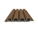 NewTechWood WPC Fassadenprofil Castellatio PRO35 33 x 215 mm Teak 0
