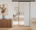 HORI Glasschiebetür Komplettset Loft ESG, 6 mm, satiniert 0
