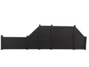 HORI WPC Sichtschutzzaun Stecksystem XXL Anbauset 5