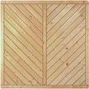 TETZNER & JENTZSCH Sichtschutzzaun Classic-Serie-Diagonal 0