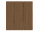 NewTechWood Terrassendielen WPC Hohlkammer Gigante Teak Holzstruktur gebürstet / glatt gebürstet Co-Extrudiert 22,5 x 210 mm 4
