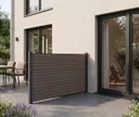 NewTechWood WPC Sichtschutzzaun Stecksystem Modena Rhombus 2