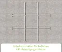 HORI Unterkonstruktion für Gerätehaus 262 x 214 cm 1