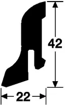 MEISTER Echtholz-Sockelleiste Ahorn kanadisch 027 1
