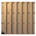 HORI WPC Sichtschutzzaun Lamellenzaun Element 1