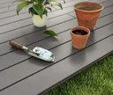 HORI Terrassendielen Komplettset WPC Royal Hohlkammer grau / anthrazit 8