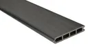 Kovalex WPC Sichtschutzzaun Stecksystem glatt mattiert Starterset 8