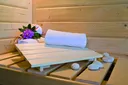 Karibu System-Sauna Komplettset Morten 3 Eckeinstieg 68 mm 7