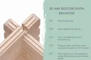 Karibu Blockbohlengarage Satteldach 8
