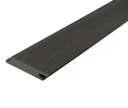 HORI WPC Fassadenverkleidung Massiv Rhombus-Design grau glatt/gebürstet  99x18mm 0
