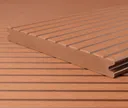 HORI Terrassendielen WPC/BPC Aktion Massiv XXL hellbraun 20 x 200 mm 4