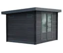 HORI Gartenhaus WPC Pultdach 10