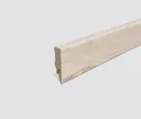 EGGER MDF-Kern Sockelleiste L632 passend zu Fußboden Girona Kastanie weiss 0