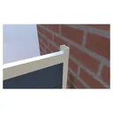 TETZNER & JENTZSCH Aluminium Wandprofil f. Steckzaunserien 1