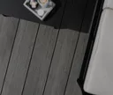 HORI Terrassendielen WPC Maui-Style XXL Massiv grau tiefe Holzstruktur + geriffelt 17 x 220 mm 1