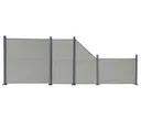 HORI WPC Sichtschutzzaun Stecksystem Safety Schutzummantelung 2