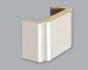 PRÜM Zimmertür Komplettset ELEGANCE MODENA M3 Weißlack RAL 9016 Röhrenspan kleine Rundkante 4