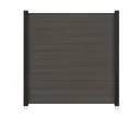 NewTechWood WPC Sichtschutzzaun Stecksystem Portland 1