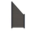 NewTechWood WPC Sichtschutzzaun Stecksystem Modena Rhombus 1