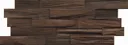 INDO Echtholz Wandverkleidung 3D Holzverblender Axewood Charred 3