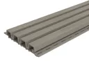 HORI WPC Fassadenprofil Rhombus Premium Small 33 x 215 mm beige-grau 0