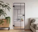 HORI Glastür Loft Premium Cubes Klarglas ESG 8 mm 2