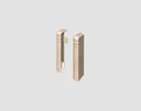 EGGER Endstück Cubical Esche beige 6 cm 0